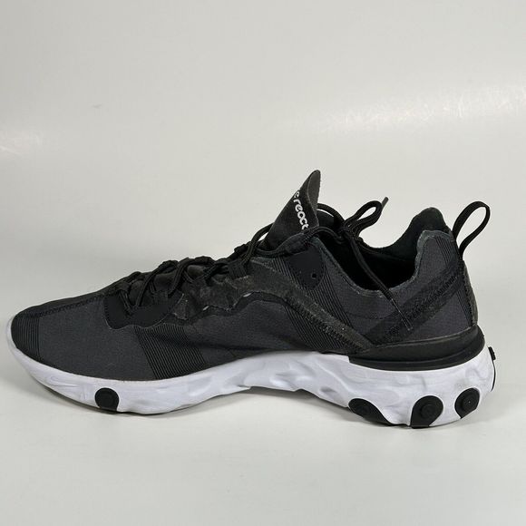 Nike React Element 55 Running Sneaker Mens US Size 11.5 Shoes - Black BQ6166-003 - Picture 7 of 16